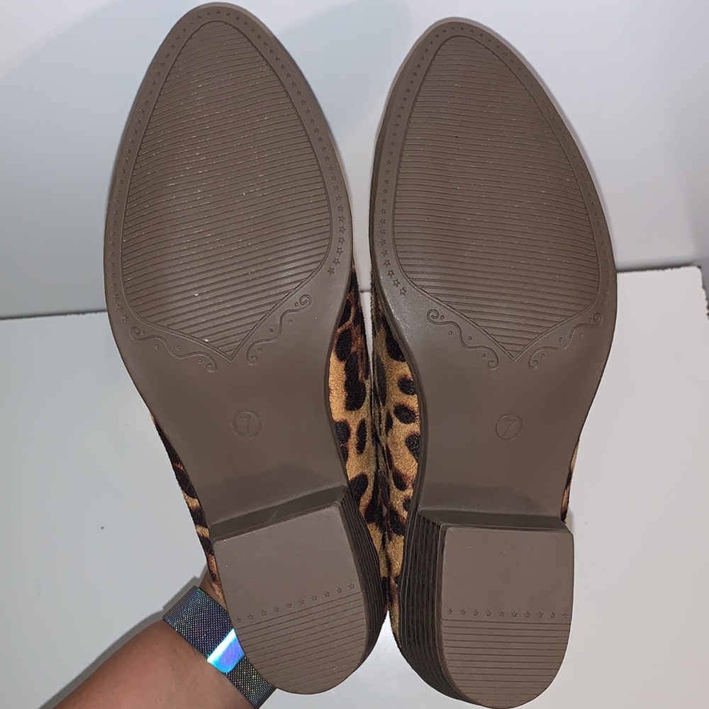 Slip Slide Pull On Leopard Print Ankle Boot - image 6